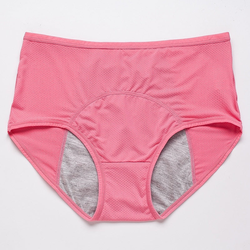 Women's Physiological Underwear Menstruation Period Leak-proof Holiday Safety Mid-waist Ice Silk Summer Thin