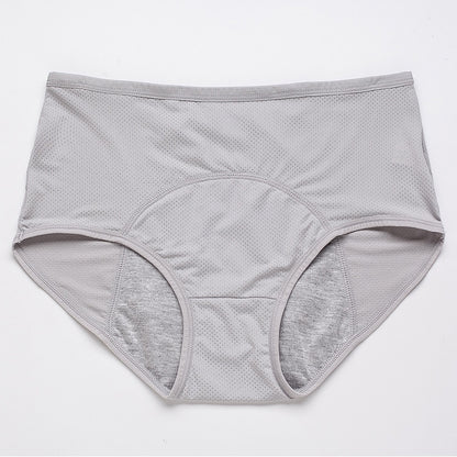 Women's Physiological Underwear Menstruation Period Leak-proof Holiday Safety Mid-waist Ice Silk Summer Thin