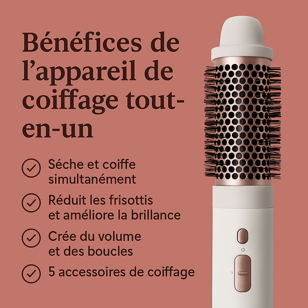CurlCare™ Anti-Casse Styler 5 en 1