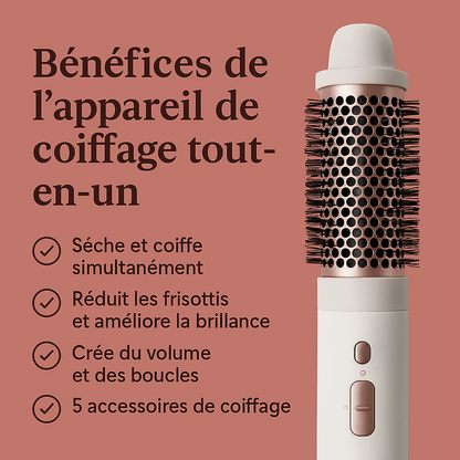 CurlCare™ Anti-Casse Styler 5 en 1