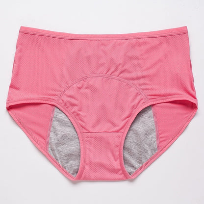 Women's Physiological Underwear Menstruation Period Leak-proof Holiday Safety Mid-waist Ice Silk Summer Thin