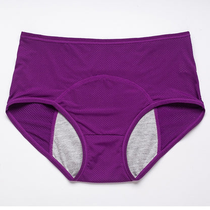 Women's Physiological Underwear Menstruation Period Leak-proof Holiday Safety Mid-waist Ice Silk Summer Thin